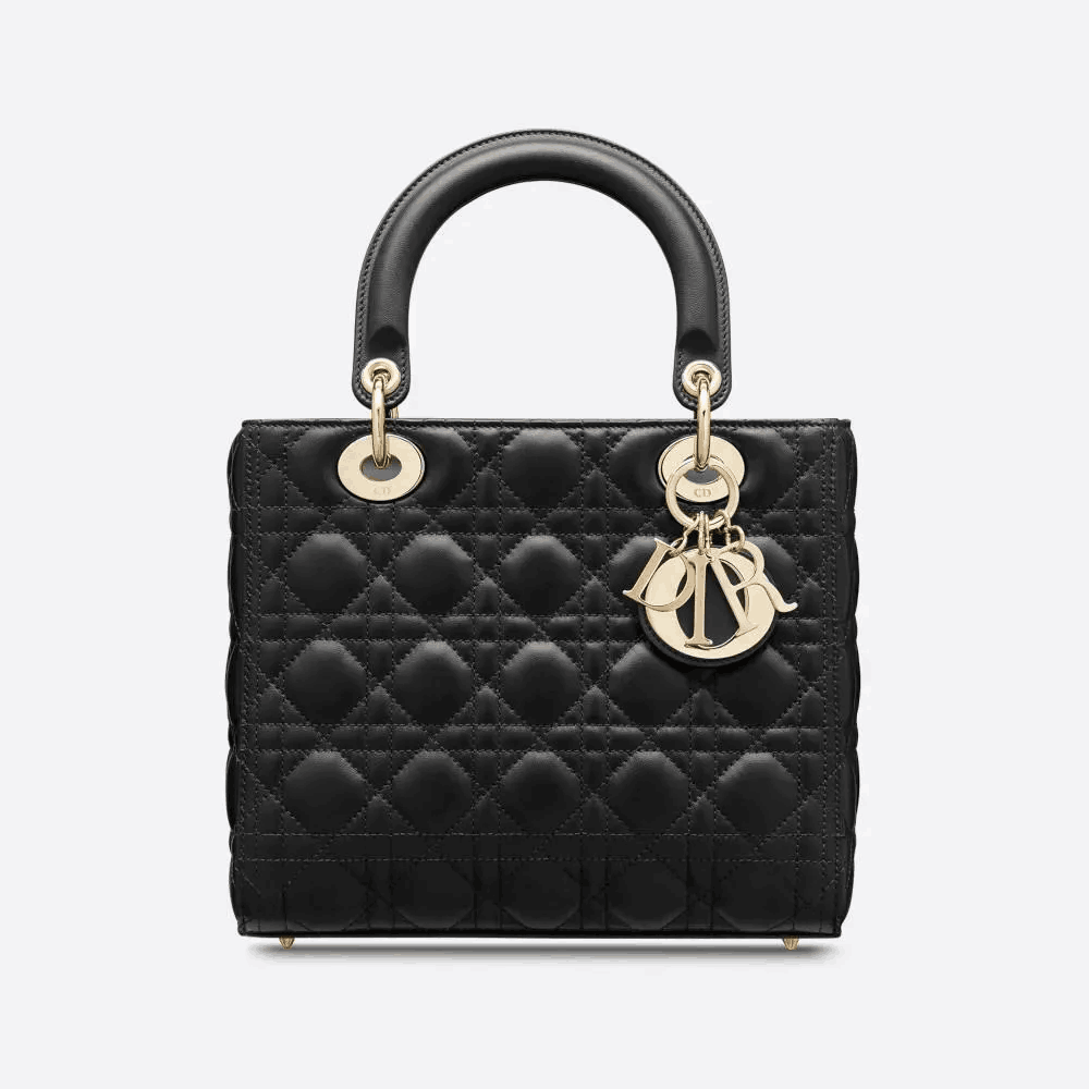 ⚡絶好の機会をお見逃しなく！雑誌掲載！【DIOR】 LADY DIOR ミディアムバッグ